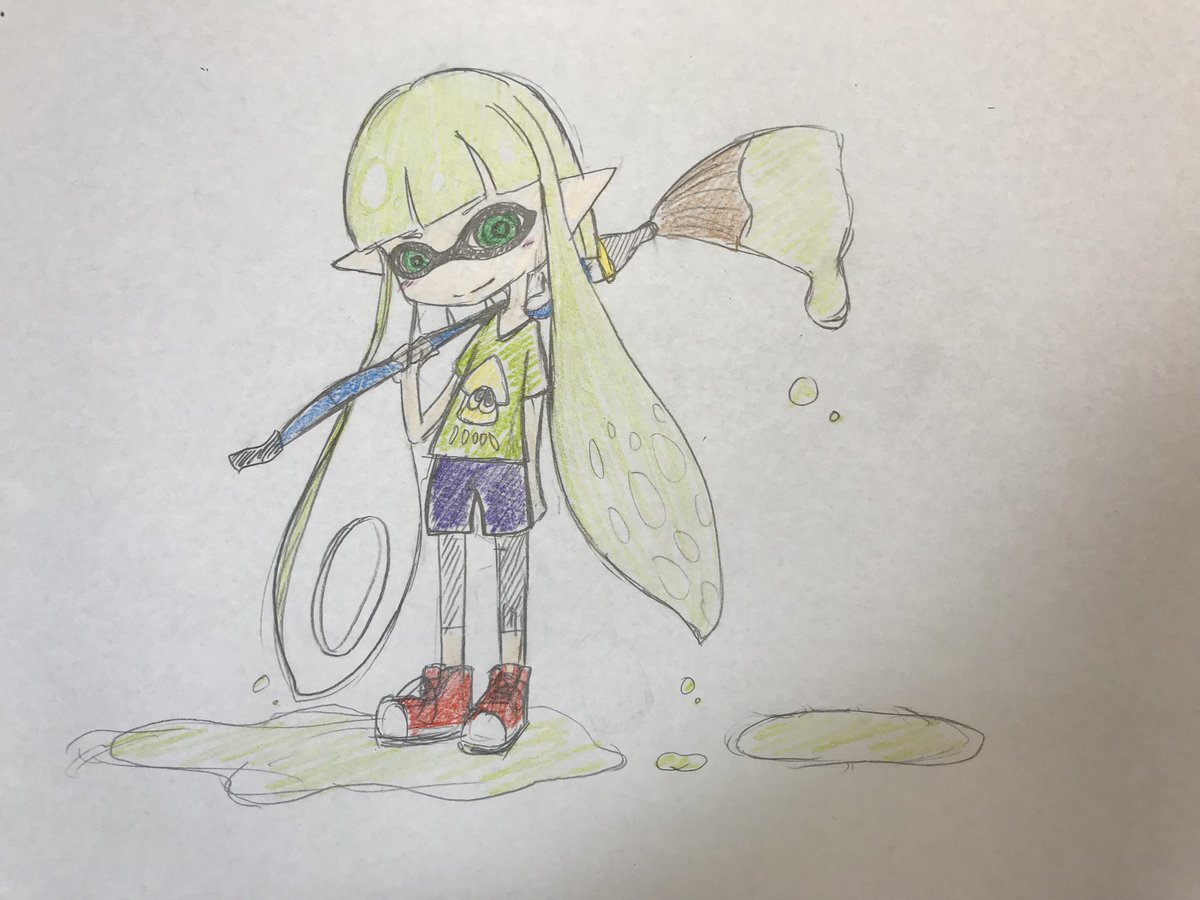 入道雲 No Twitter 久々のイカちゃん 個人的にひざ下スパッツ好き スプラにはないけど ブキはパブロ 緑の子は初めて描いた 多分 スプラトゥーン スプラ イカガール 描いてみた 入道雲 No Twitter 久々のイカちゃん 個人的にひざ下スパッツ好き スプラにはないけど ブキはパブロ 緑の子は初めて描いた 多分 スプラトゥーン スプラ イカガール 描いてみた