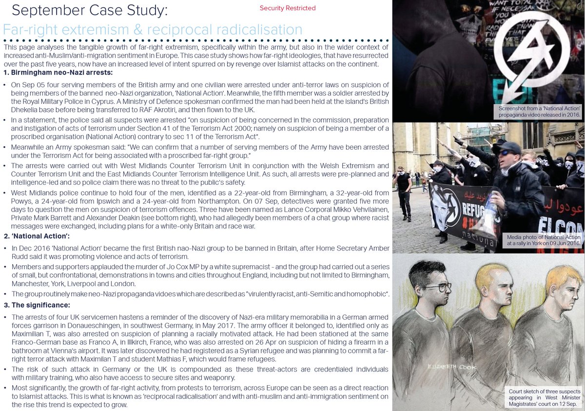 anotherday's tweet image. Our latest Intelligence bulletin includes an analysis of far-right extremism and reciprocal radicalisation in Europe. #ISIS #NationalAction