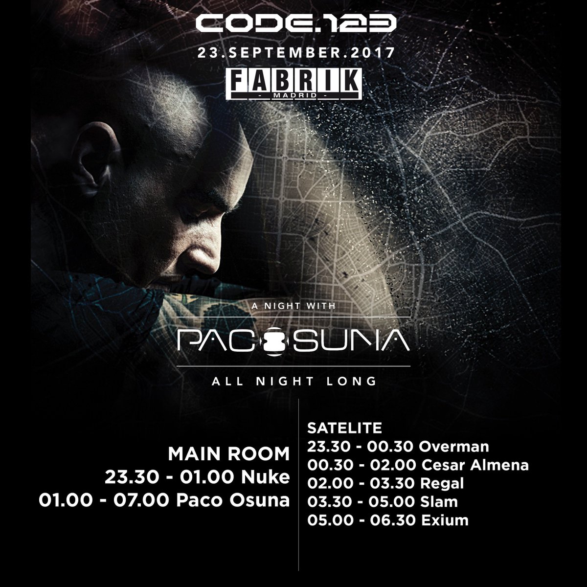 fabrikdiscoteca's tweet photo. Aquí tenéis los horarios para nuestra #Code123 !!
Bailamos T E C H N O !! https://t.co/KIQ9gCCFeC