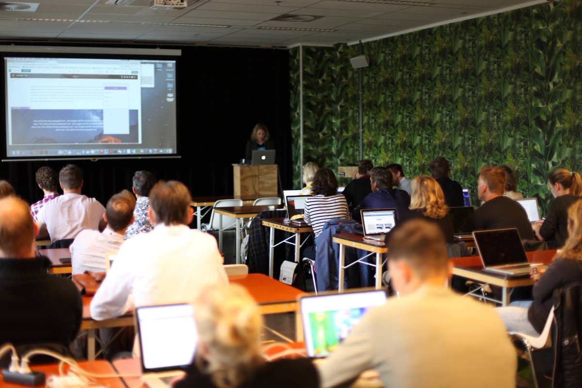GetFoleon's tweet photo. Launch of the new Drag &amp; Drop editor is getting closer! 40 of our certified partners gathered this week in Amsterdam for a test drive. 🤗🎮 https://t.co/voK52vhPXa