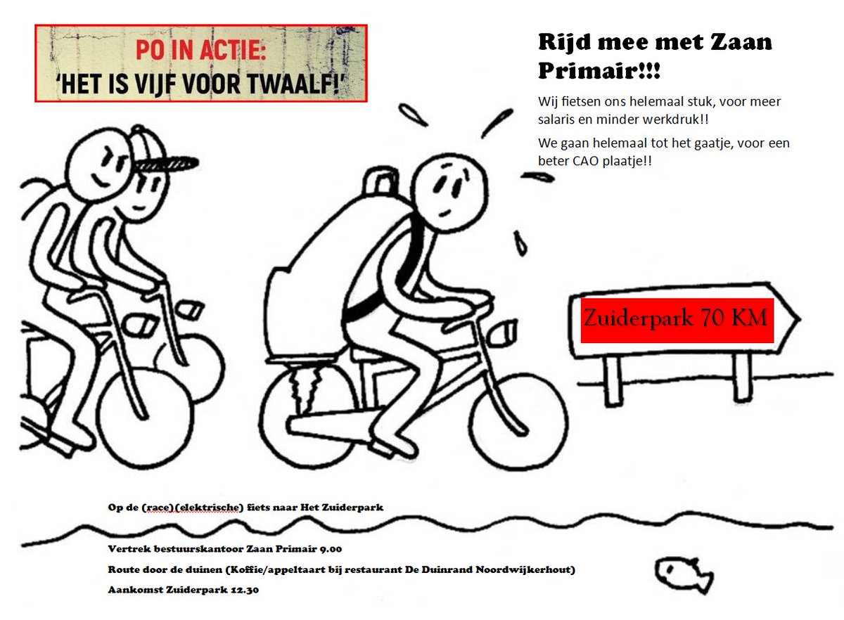 Zaan Primair in actie 5 oktober !! Wie volgt??