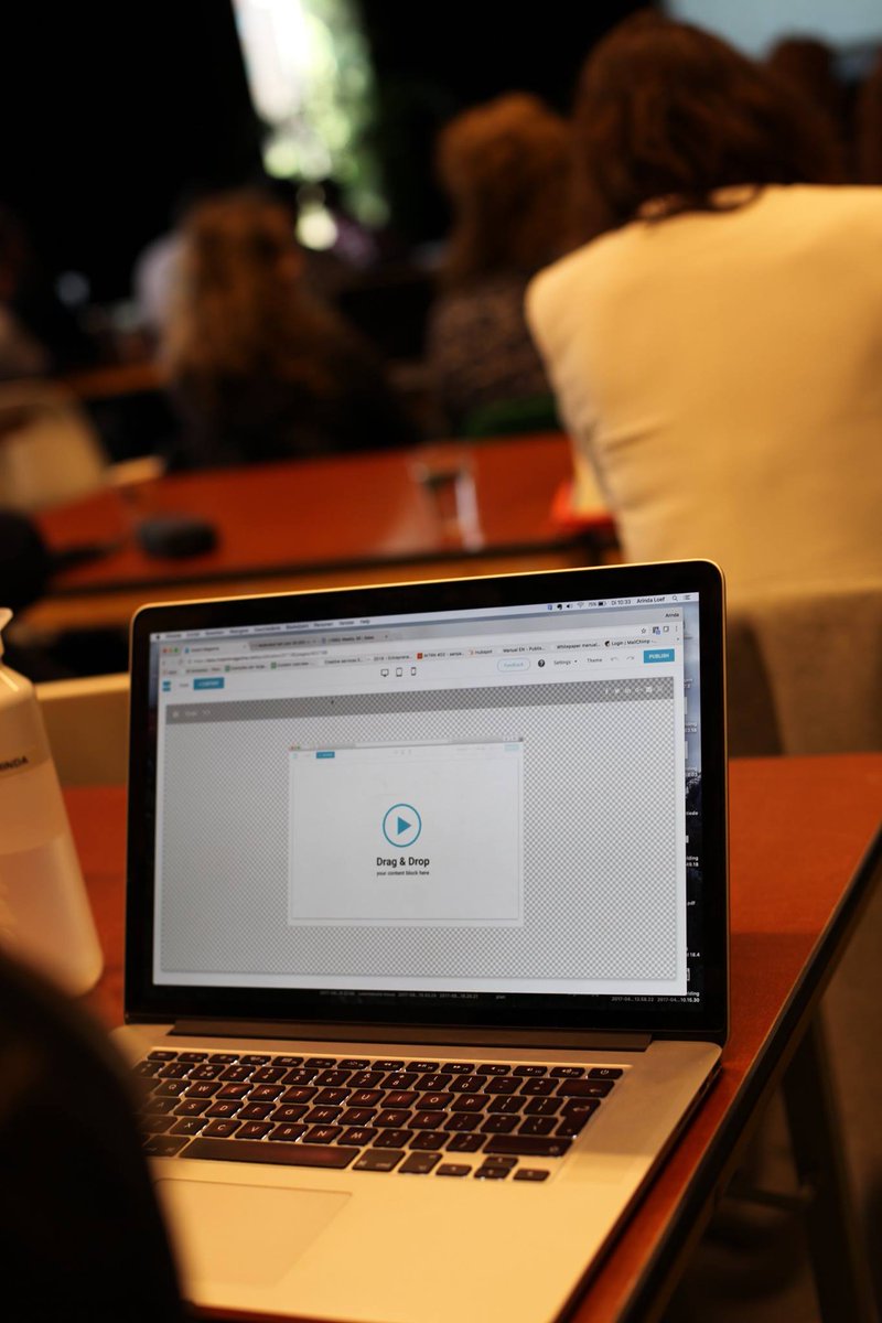 GetFoleon's tweet photo. Launch of the new Drag &amp; Drop editor is getting closer! 40 of our certified partners gathered this week in Amsterdam for a test drive. 🤗🎮 https://t.co/voK52vhPXa