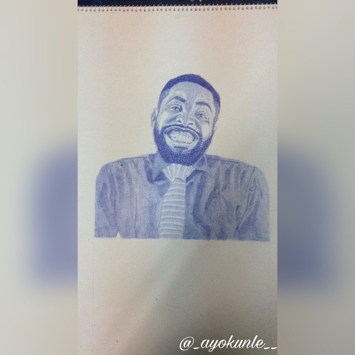 ay0kunl3's tweet photo. Hi,I'm Ayokunle,from Nigeria,a beginner.i only draw with pen and I love it
#drawingwhileback https://t.co/XYIpf87V5b