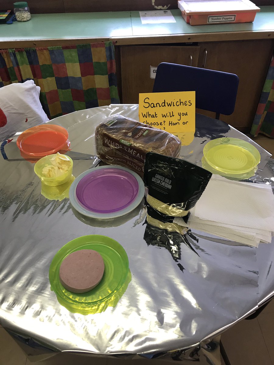 All ready for our BIG COOK LITTLE COOK extravaganza 🍓🍌🍏🍒🍊