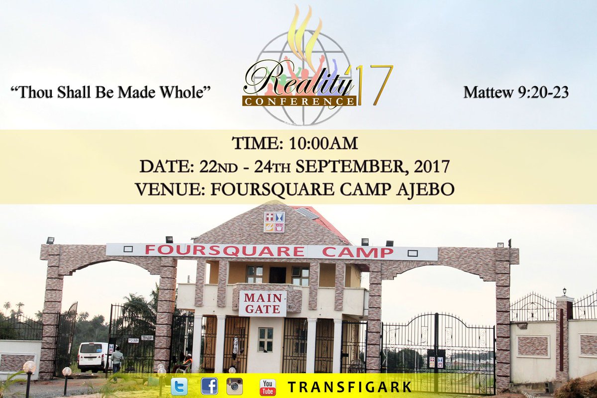 tarmglobal's tweet photo. God is Set | All things are Ready | We are waiting to receive you
Reality Conference 2017 @ Lagos-Ibadan
#transfigark #tarmnigeria #rc2017 https://t.co/gcpQpCpqVO