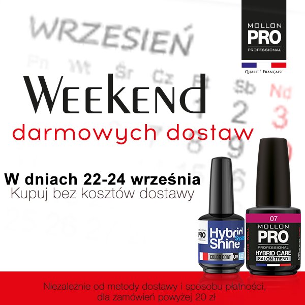 MollonPROcom's tweet photo. WEEKEND DARMOWEJ DOSTAWY RUSZA JUŻ DZISIAJ ‼ ‼ ‼ 📢 Nie przegap tej wspaniałej okazji! 📢To jedyna taka szansa! 💅 #dostawagratis #mollon #PRO https://t.co/B21mQGabI7