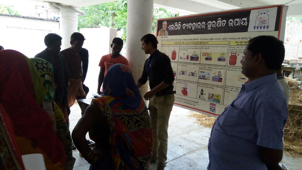 Safety awareness via safety clinic at Gania block, Nayagarh, Odisha @AshutoshJindalS @BPCLimited