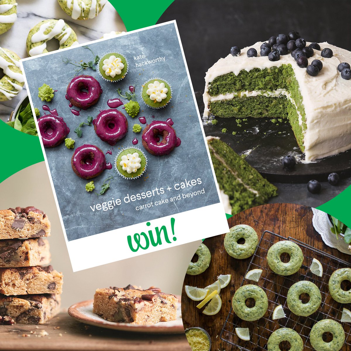#WIN a copy of Veggie Desserts + Cakes: Carrot Cake &amp; Beyond from <a href="/veggie_desserts/">Kate Veggie Desserts</a> enter on our Facebook page  business.facebook.com/DiscoverGreatV…