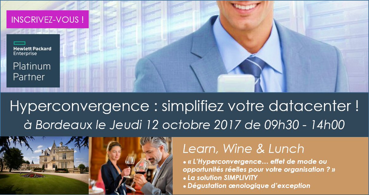 CheopsTechno's tweet photo. #agenda #hyperconvergence - Rejoignez-nous le 12/10 à Bordeaux avec @HPE_FR et @HPE_SimpliVity | inscription : https://t.co/Z2mHXd8kVU https://t.co/tFkREL7lgQ