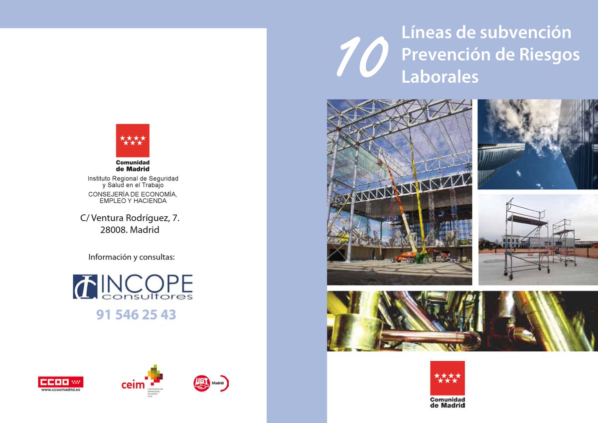 Gamesystem_ES's tweet photo. Subvenciones en Prevención de Riesgos Laborales: Plazo máximo para la presentación es el 10 de octubre. 
Más info en https://t.co/Lc171ebmTy https://t.co/FuJqAG9BN5