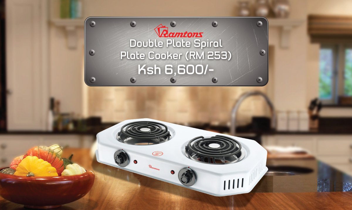 Hotmall_Ke's tweet photo. Ramtons Double-Spiral Hot Plate Cooker is now selling at Kshs 6,600. Order now at https://t.co/koaWm2KtgZ https://t.co/aisD6P3qGU