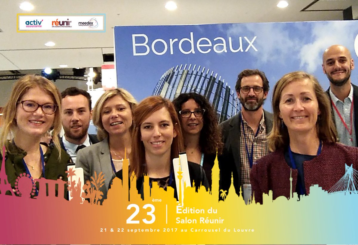 PalaisBourseBdx's tweet photo. Le @PalaisBourseBdx est présent sur le @SalonReunir avec tous ses confrères Bordelais. Rdv au stand 30 ! #meetings #Réunir #MICE #bordeaux https://t.co/sswE9nyy1B