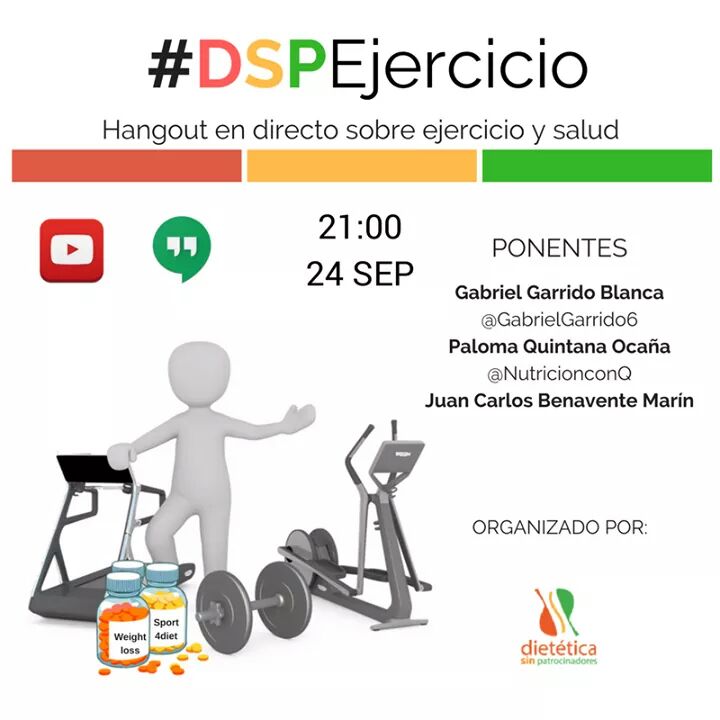 RosaBarodiet's tweet photo. Diumenge tornem amb els hangouts a @DieteticaSin a les 21h parlem de #DSPEJERCICIO #vueltaalcole https://t.co/8VIv8aUAxU