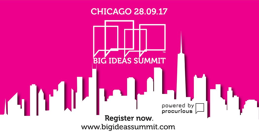 Want to join Procurious in Chicago for #BigIdeas2017 ?  Sign up as a digital delegate (FREE!) to access LIVE video buff.ly/2fmEkjc