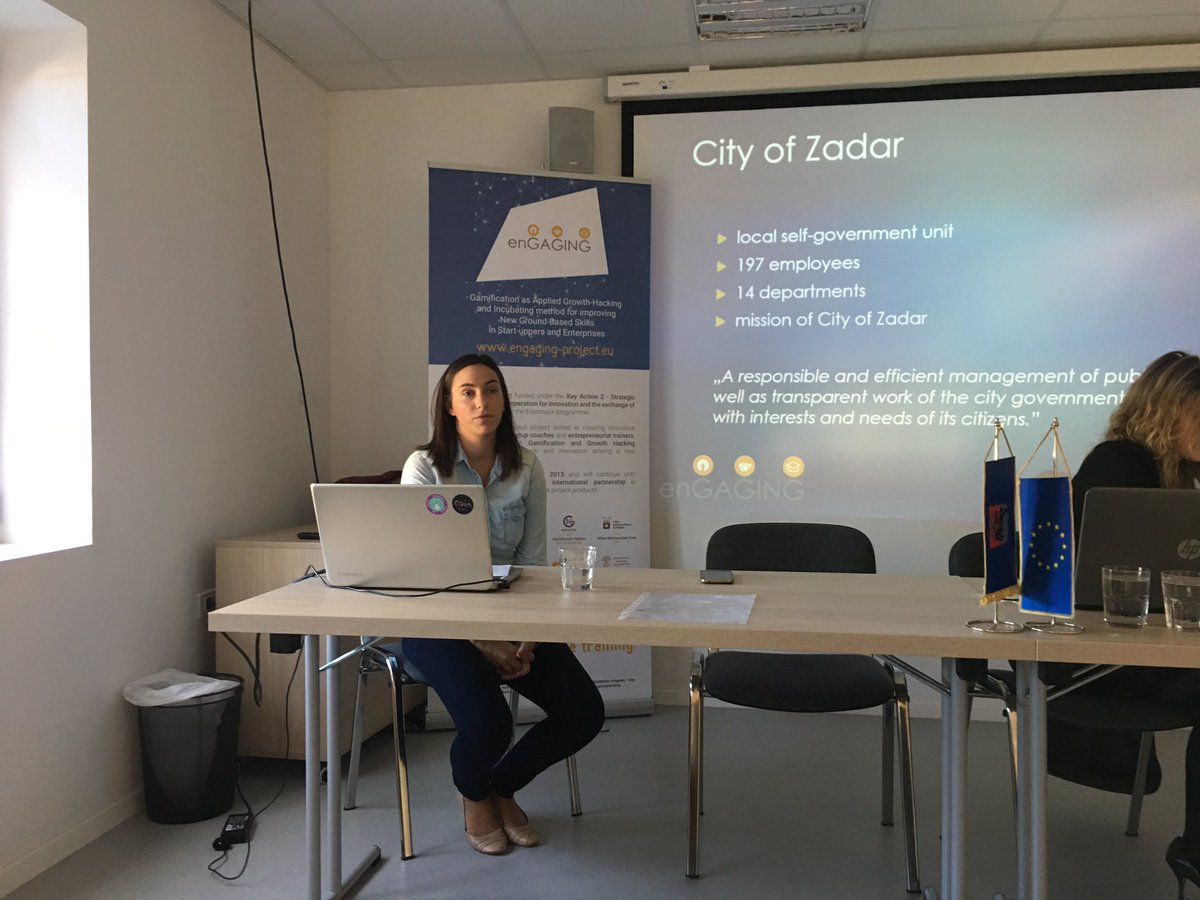 Next up Tina Marin, our project partner of the City of Zadar #engaging