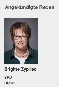 bundesrat's tweet image. In Kürze spricht Bundesministerin Brigitte Zypries im #Bundesrat zum #Telemediengesetz (TOP10) #WLAN #Livestream bundesrat.de