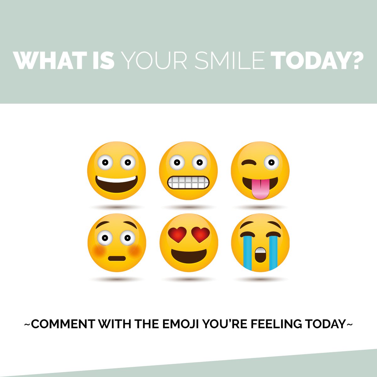 White Smiles How Are You Feeling Today Post An Emoji That Best Represents Your Mood