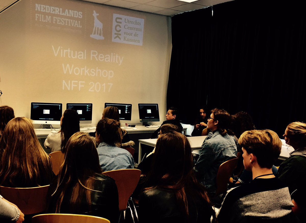 Na 87 films voor het JKG is het nu de beurt aan de workshops VR #vr360graden #nff2017 #scholierenaandefilm #zelfmaken @uckutrecht