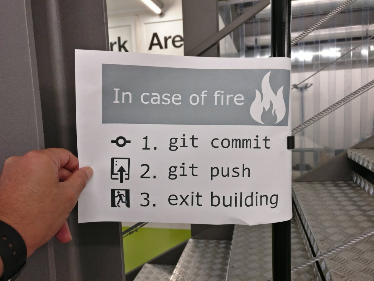 In case of fire: 
git commit
git push
exit the building

<a href="/CoworkingLogin/">Coworking Login</a> <a href="/enterteam/">Enter / ISP</a> <a href="/wemakecc/">wemake.cc</a>