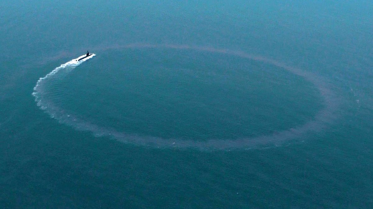 strategicfront's tweet photo. INS Kalvari handed over to Indian Navy. It's here to rule the deep sea. https://t.co/3lLl0gdCAK