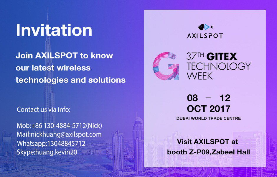 axilspot's tweet photo. Again, we are pleased to invite you join us at GITEX. We have more to show you and gifts too! Mark the date of 8th October!

#GITEX #DUBAI https://t.co/l3VxxbQt1P