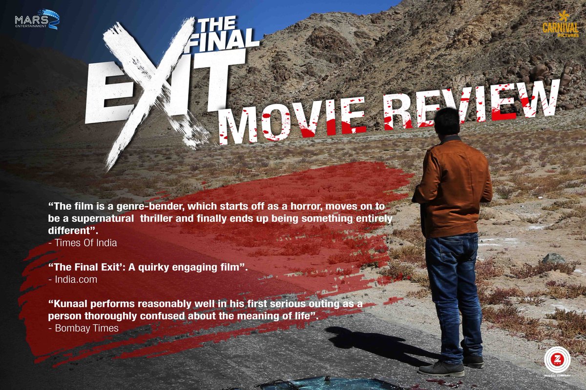 FinalExitmovie's tweet photo. Great reviews pouring in for #TheFinalExit
Book tickets --> https://t.co/sV1uJyo1NE https://t.co/77bq1HKFAf