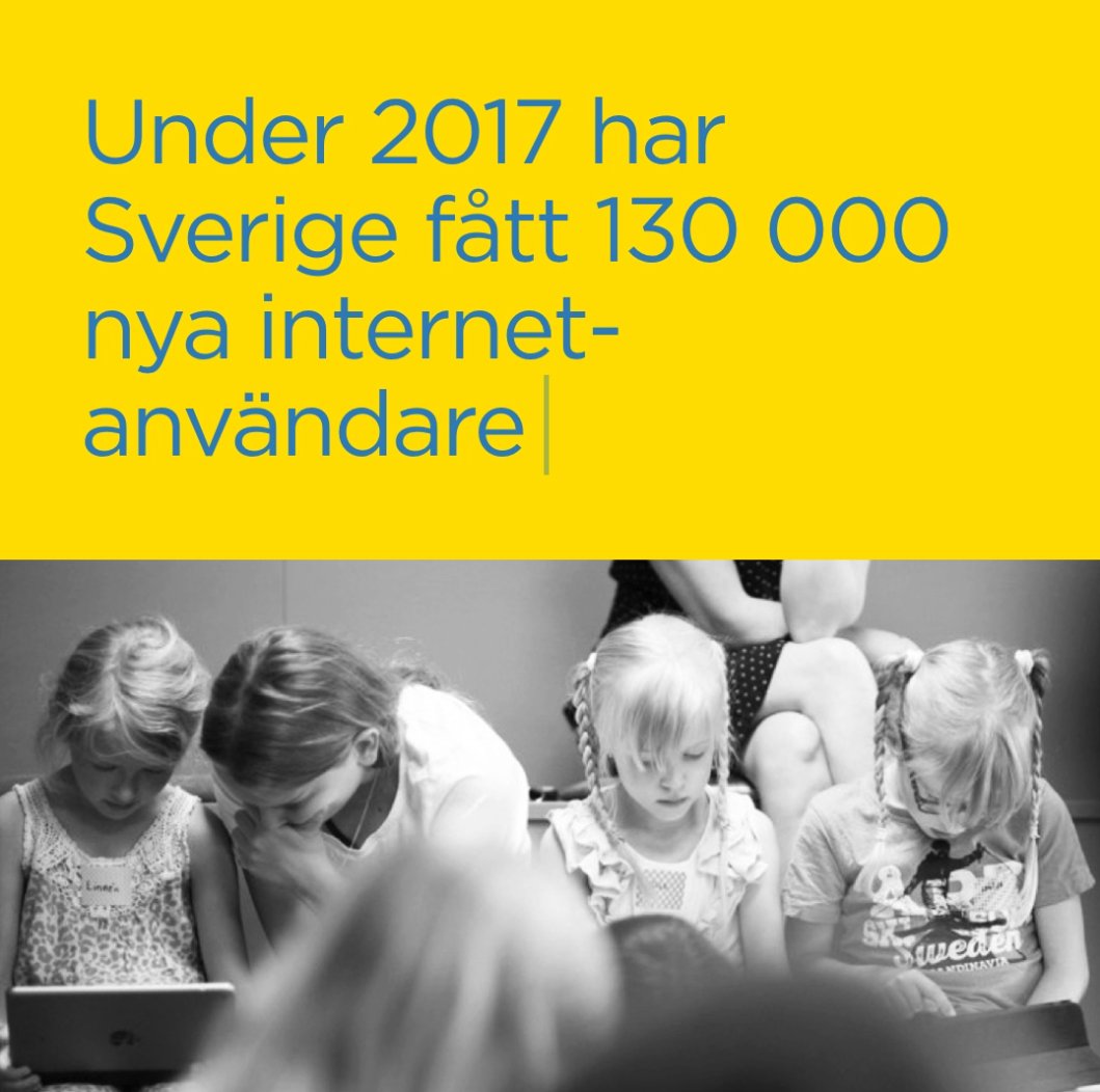 19/10 släpper vi Svenskarna och internet 2017! Skriv upp dig via länken så skickar vi ett mejl när den släpps: svenskarnaochinternet.se