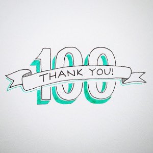 100 followers on instagram celebration