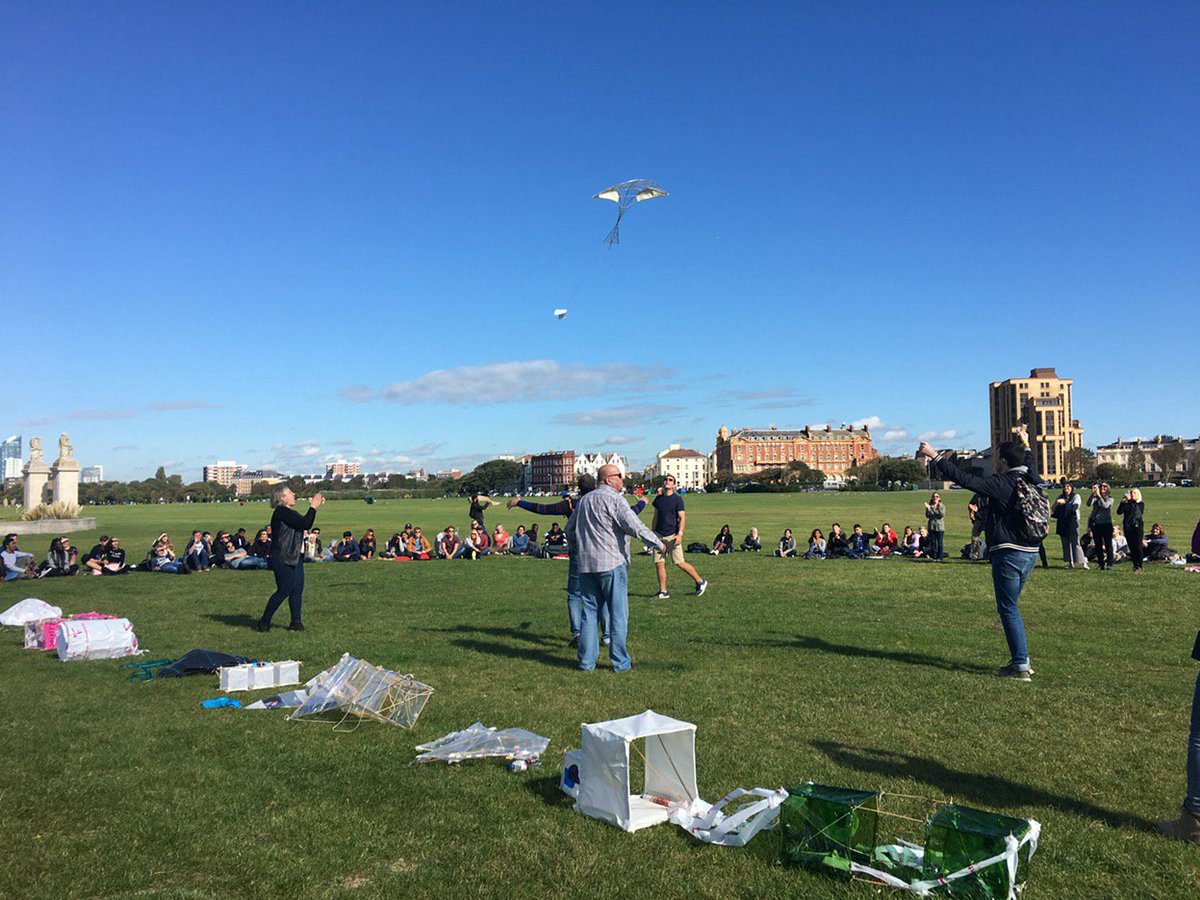 Perfect day for our induction kite flying competition <a href="/InteriorPort/">Interior Portsmouth</a> <a href="/poarchitecture/">The Project Office</a>