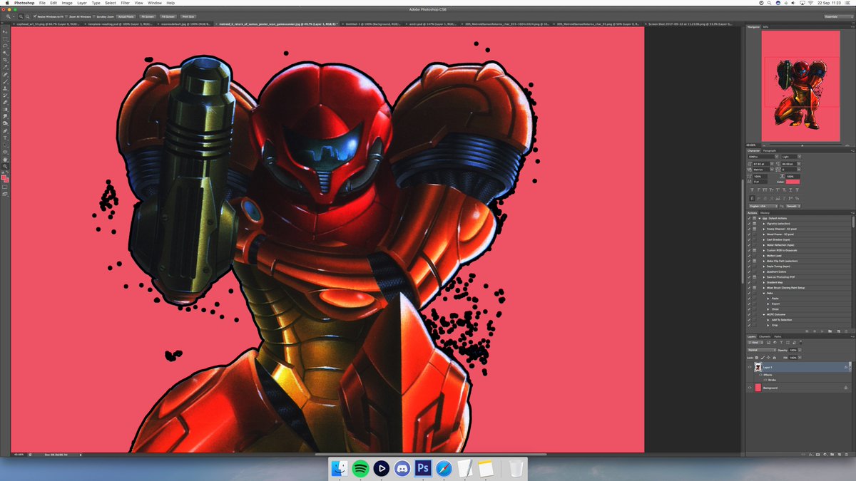 gamemakerstk's tweet image. Photoshop Tip! If you're removing a background from an image, apply a stroke effect to quickly reveal all the tiny bits you missed!