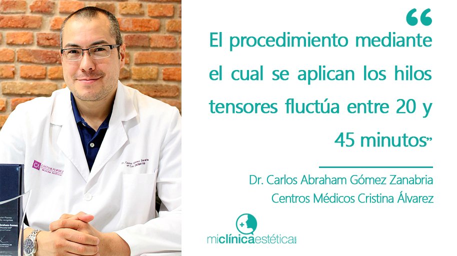MiCEstetica's tweet image. ¿Qué tiempo toma colocar un hilo tensor y qué duración tienen los resultados? Responde el Dr. Carlos Gómez Zanabria miclinicaestetica.com/dr-carlos-abra…