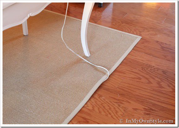 Don't run electrical wires under rugs. #firesafetyfirst