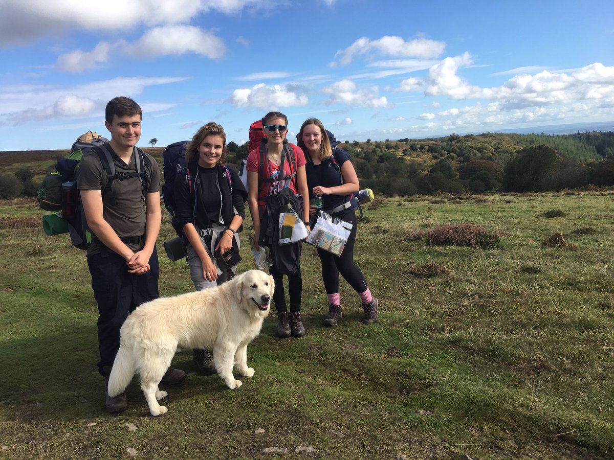 SexeysSchool's tweet photo. A stunning morning here on the Quantock Hills and our silver teams are enjoying the sunshine! @SomersetDofE https://t.co/F5ufIFf2TX