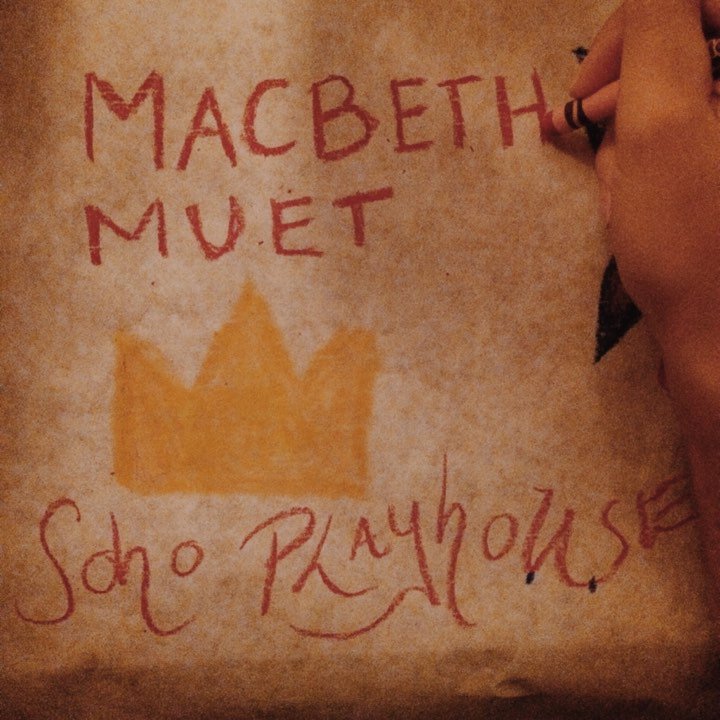 FilleDuLaitier's tweet photo. While working on one of Shakespeare's bloodiest plays, SM @follyf manages to draw cute things. We play at the @sohotheatre  til the 27th! https://t.co/GeoCsWLgij