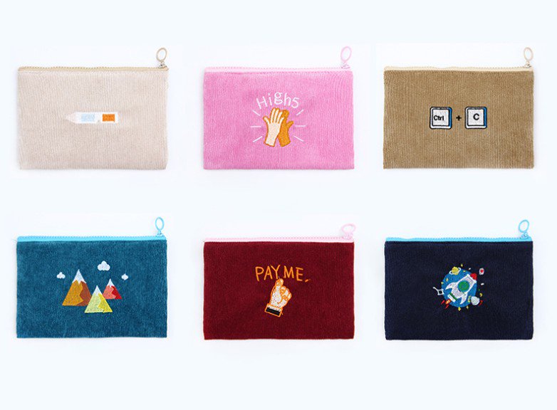 dotmarket_'s tweet image. ❤RT❤
RT해주세요 파우치를 드려요.

[ 📣 *공구* 코듀로이 파우치 ~10.8]

활용도 만점 디자인 만점 파우치
6가지 색상 종류로 준비했습니다

✔ 가격 : 3500 (우포4000)
✔ 공구링크 : naver.me/IxGJfiZl