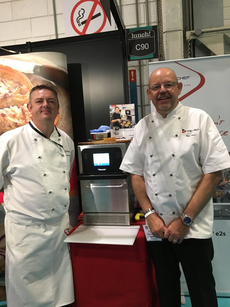 WelbiltEurope's tweet photo. We're proud to support @PorkFarms @lunchexhibition with #Merrychefe2s cooking togoodtobe gluten free #pies,#quiches&#desserts on stand C90 https://t.co/ndKbVoeu8i