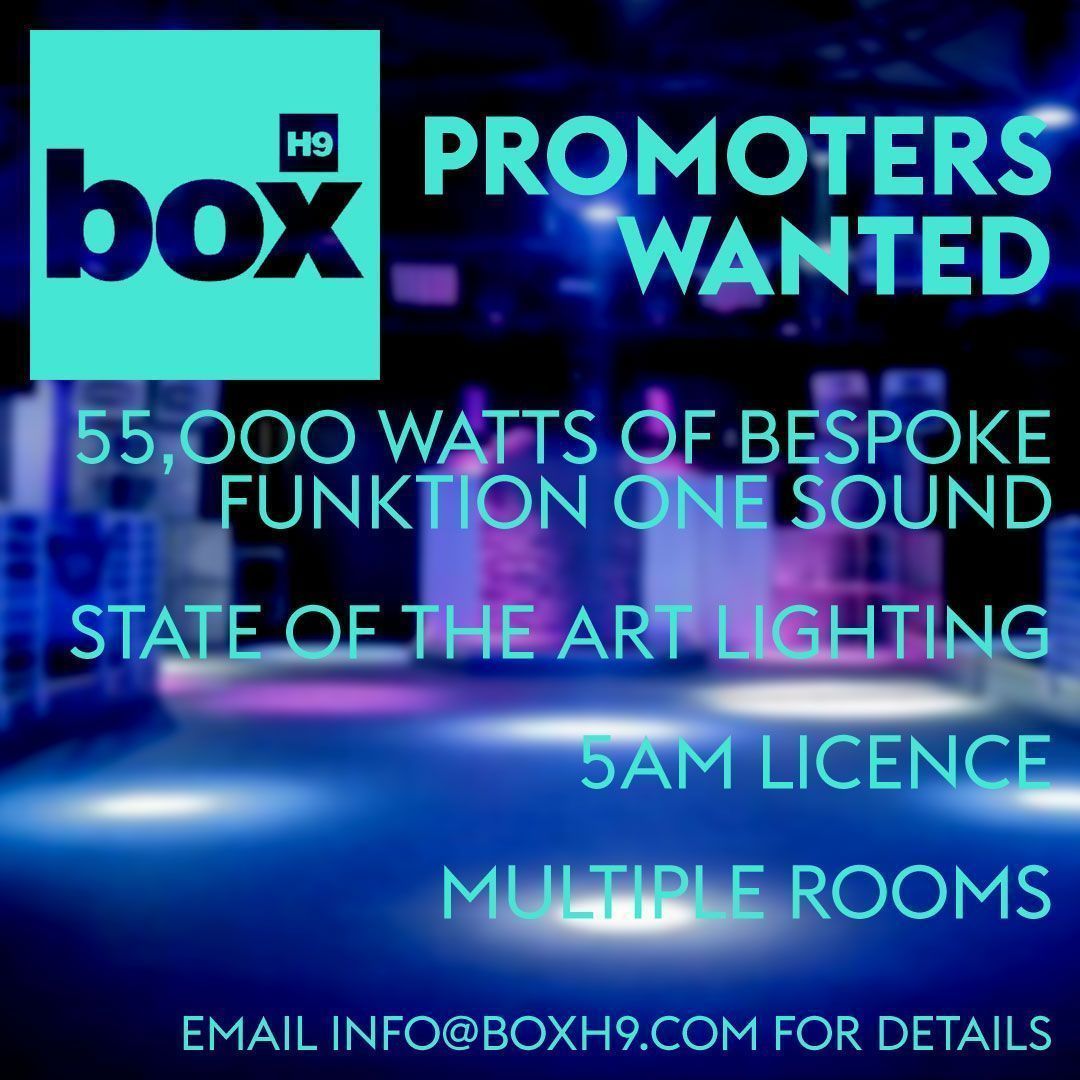 Do you have a brand that you would like to bring to Box H9? Email info@boxh9.com or call 07342 981999 to discuss #promoter opportunities.