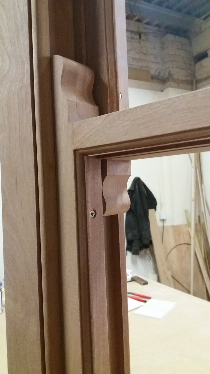 A beautiful #sash #window for our client in #Saltburn made using traditional methods and hardwood from <a href="/lathamsltd/">James Latham</a> <a href="/JoineryHour/">JoineryHour</a>