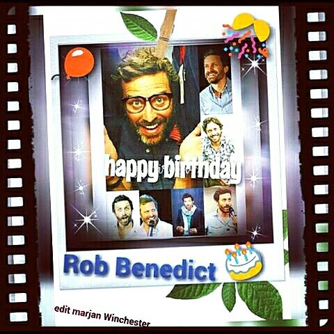 Happy birthday Rob Benedict azizam  I love you            