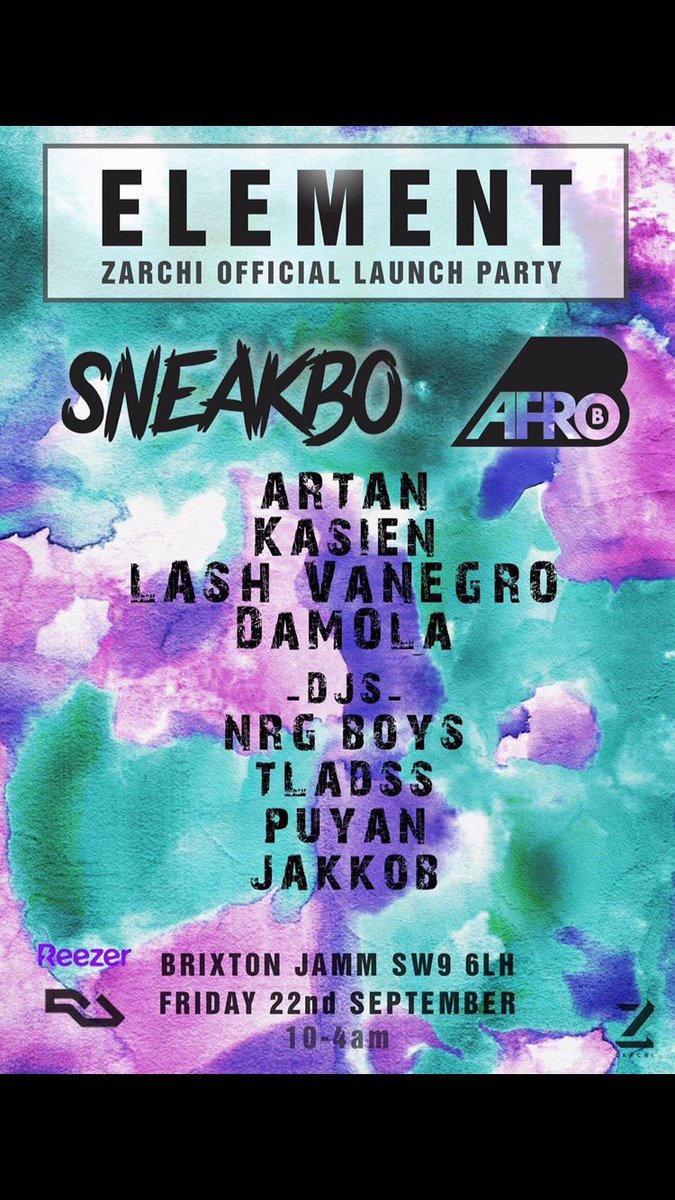 ALLSTAR_365's tweet photo. @AfroB_ Live in Brixton TONIGHT @ZarchiLTD JUICE &amp; POWER IN DA BUILDING💥 https://t.co/HZ7gOhNrf0