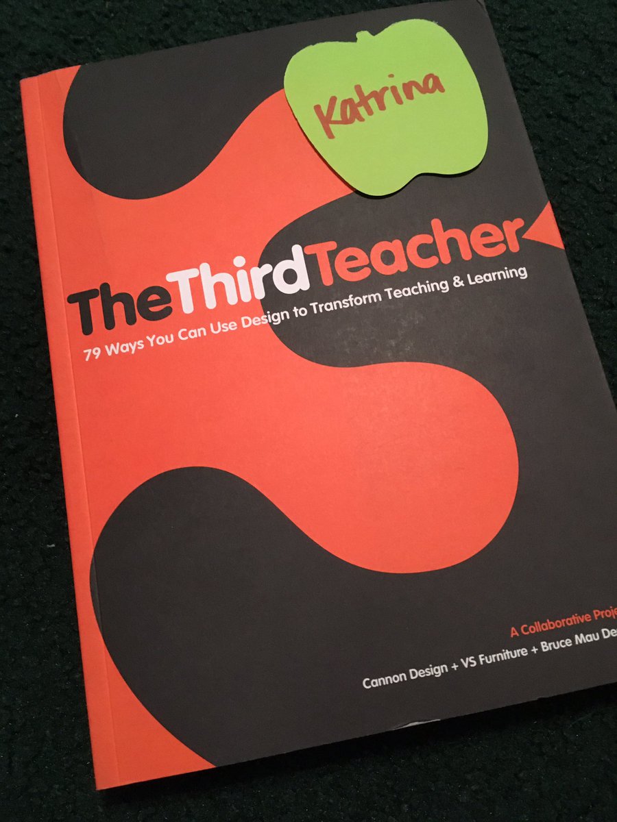 Katrina___James's tweet photo. Look what I found in my mailbox today🤗 Can't wait to start @HWESPatriots 's new book club on The Third Teacher! https://t.co/3QEsTxHRJX