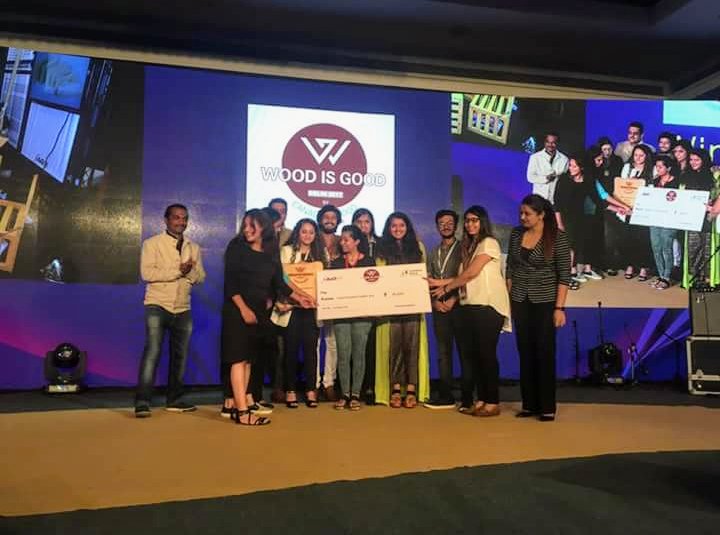 FOAIDindia's tweet photo. #Winners of #WoodIsGood by the #CanadianWood #Congratulations #PearlAcademy #Foaid2017 #architechture #design #foaidindia https://t.co/DxClyBd3Jz