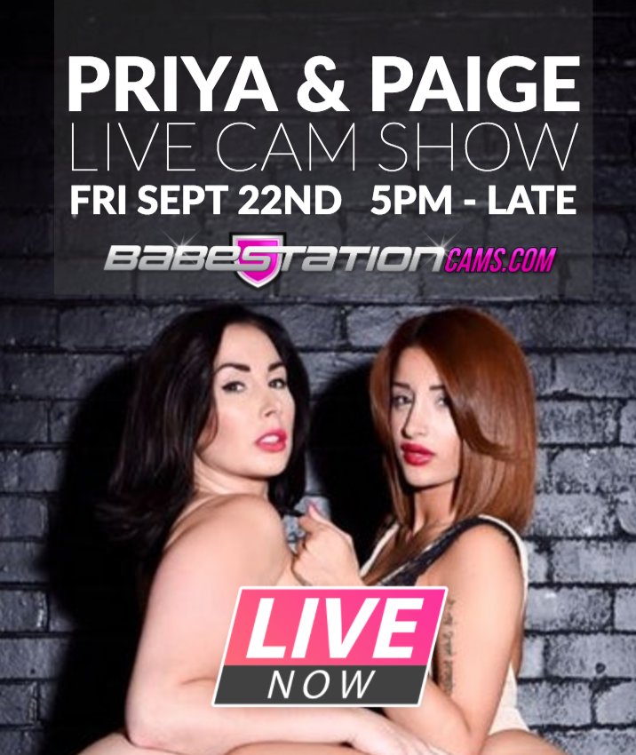 WATCH: @Priya_Y &amp; @Paige_Turnah Live G-G Cam Show! 😍
This is EPIC viewing! 🔞
Watch these 2 beauts here 👇
https://t.co/QL3uLDpJ7A https://t.co/9b8YUiKbbe