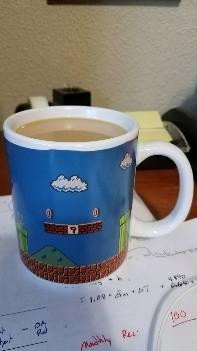 MichaelsEnergy's tweet image. How engineers do coffee. #mariomug #energycalculations