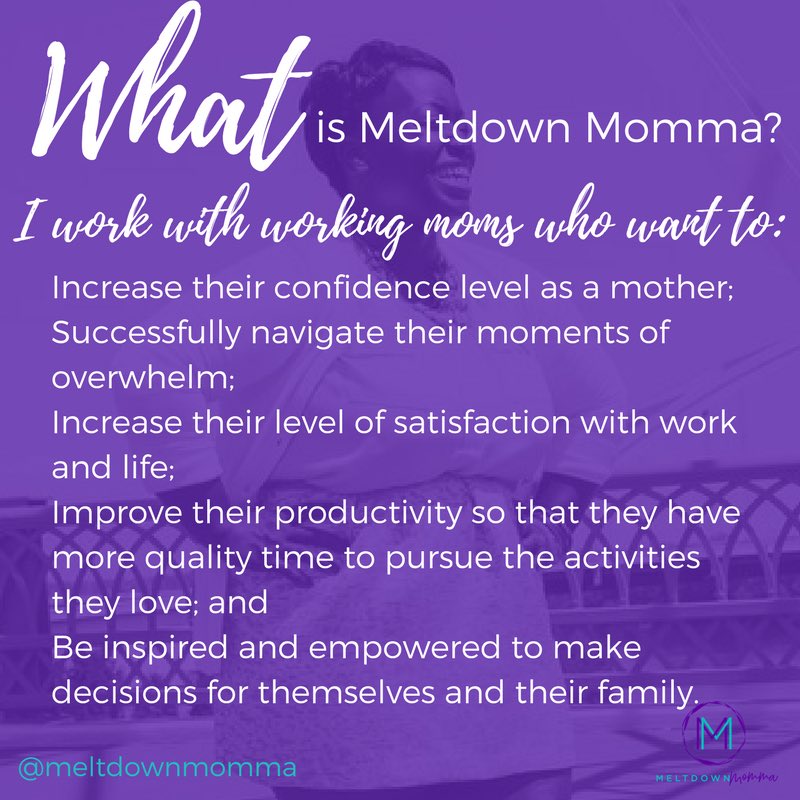 Meltdown Momma helps offer solutions to the ambitious working mother! Check us out. meltdownmomma.com #workingmoms #momgoals #worklife