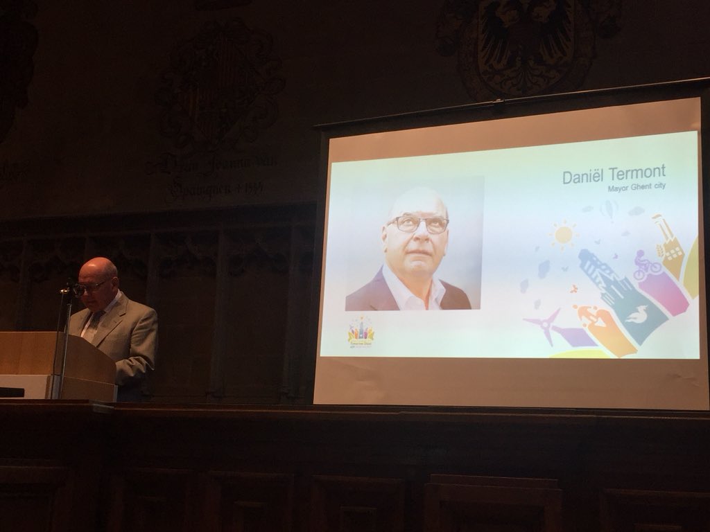 Some mayors inspire you every time@you hear them speak #tomorrowghent #smartcities <a href="/danieltermont/">Daniel Termont</a>