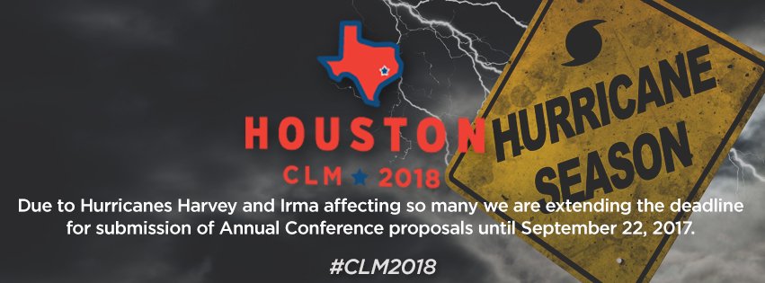 TheCLMalliance's tweet photo. Final day to submit Annual Conference proposals. Seeking sessions on #AlternativeFeeArrangements. #Insurance #Claims htt43ps://goo.gl/NLoixr https://t.co/t1htrDrRAq