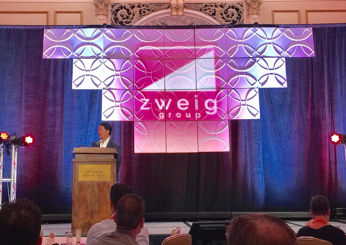 Great presentation by Dr. Kit Miyamoto at Zweig Hot Firm Conference #hotfirm #zweiggroup