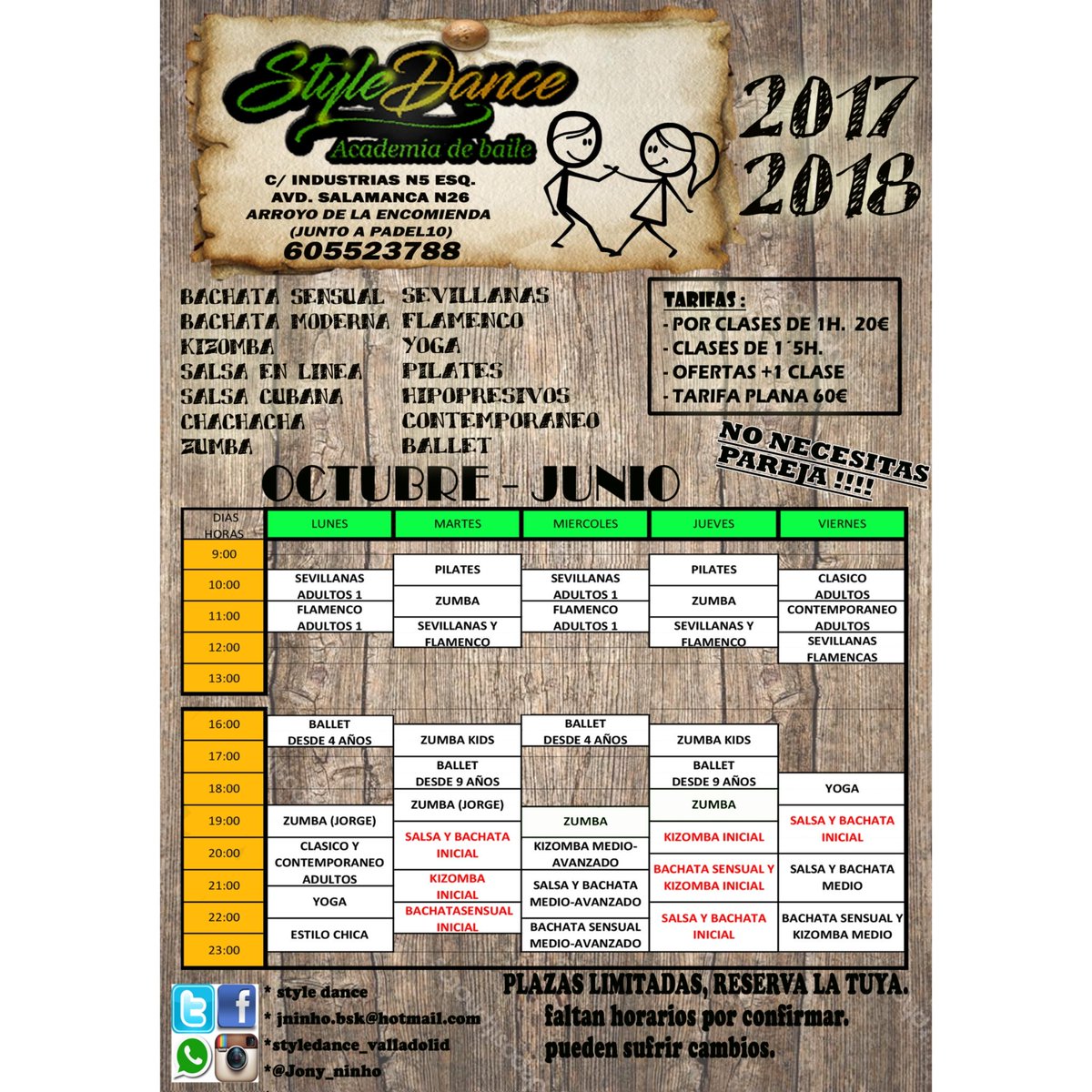 En #pádeld10z se ha instalado la Academia StyleDance.🕺💃Desde esta semana hay jornadas de puertas abiertas en todas las clases de latinos.