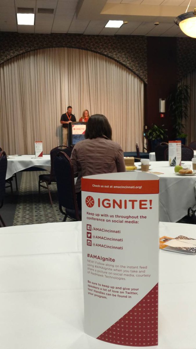 jenniferriegert's tweet photo. Ready to build skills in customer experience at @AMACincinnati #AMAIgnite https://t.co/8olENN3gX6